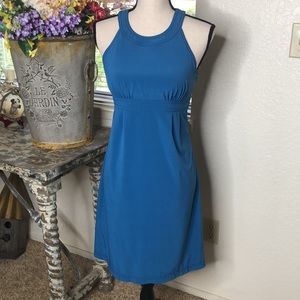 Blue Sleeveless Women's Dress
